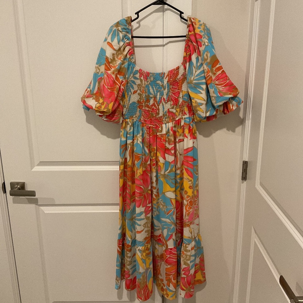 Floral maxi dress